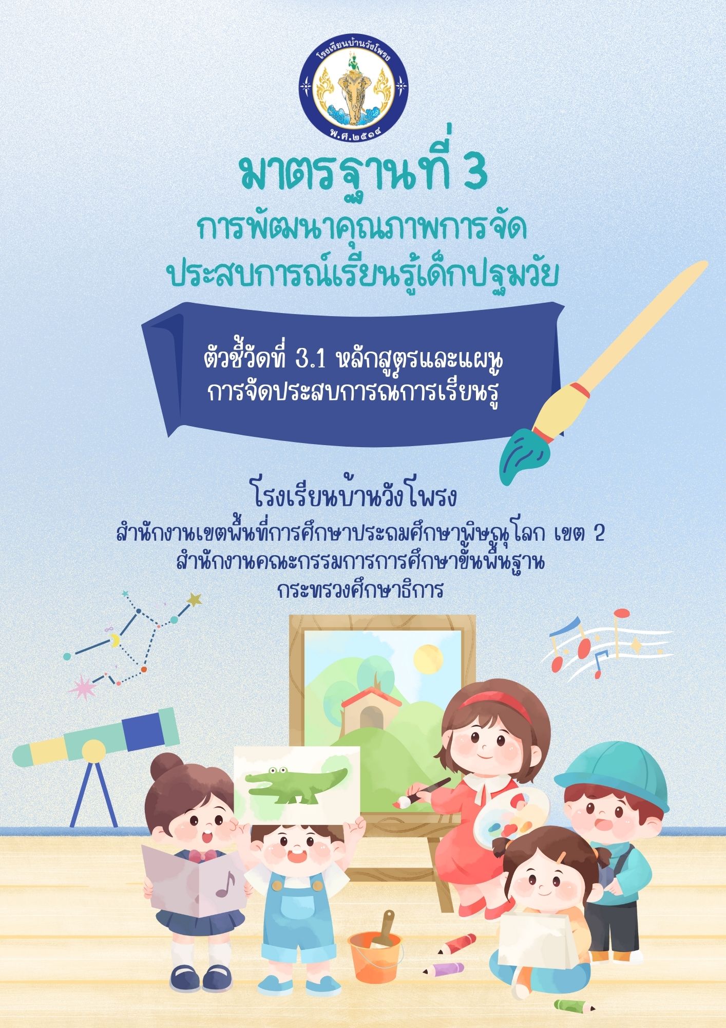 ตัวชี้วัดที่ 3.1 หลักสูตรและแผนการจัดประสบการณ์การเรียนรู้