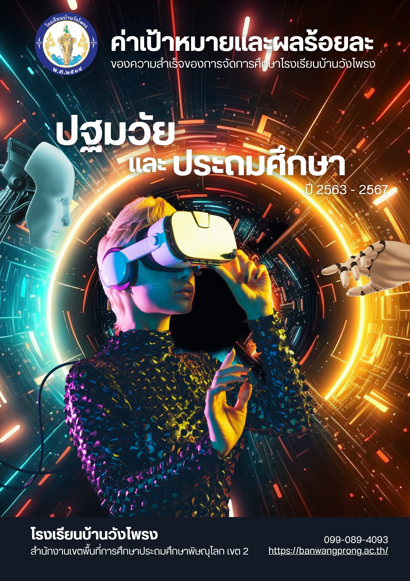 ค่าเป้าหมายและผลร้อยละของความสำเร็จของการจัดการศึกษา